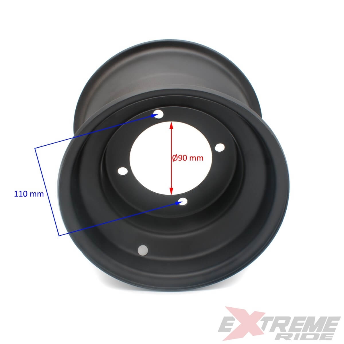 7699.jpg FELGA 8" TYŁ QUAD ATV 125CC 4 OTWORY - obrazek 1