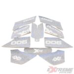 NAKLEJKI NA POJAZD QUAD ATV 125CC NIEBIESKIE