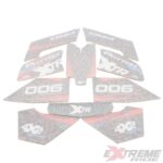 NAKLEJKI NA POJAZD QUAD ATV 125CC CZERWONE