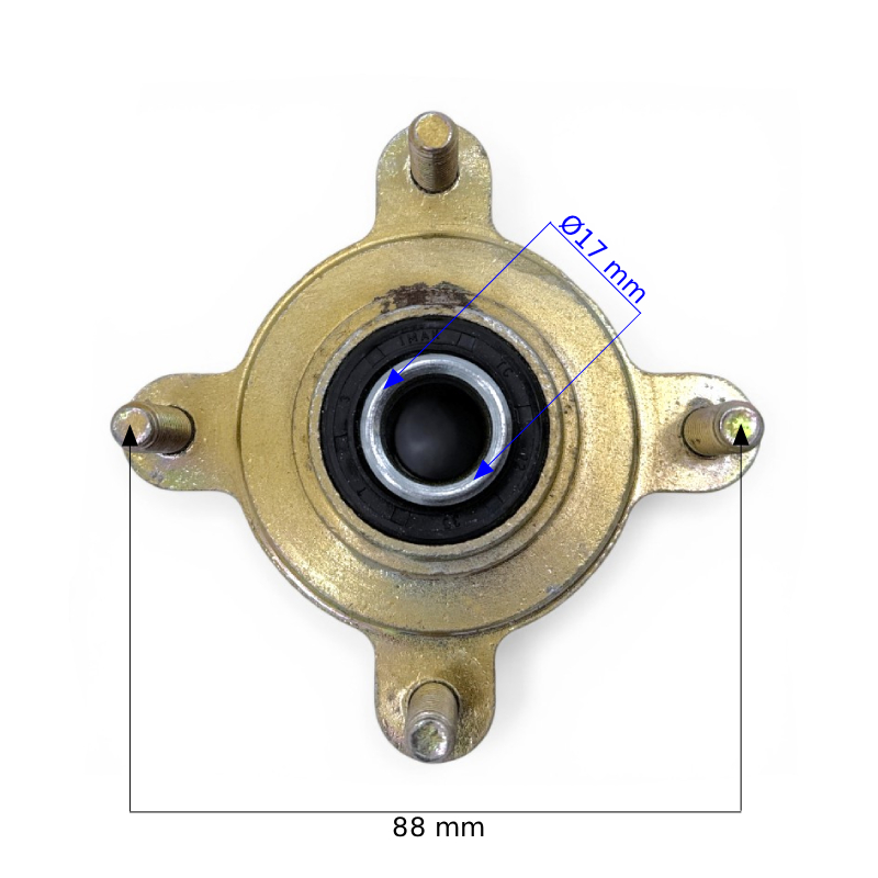 IMG_5154 wym PIASTA KOŁA PRZÓD QUAD ATV 110CC - obrazek 1