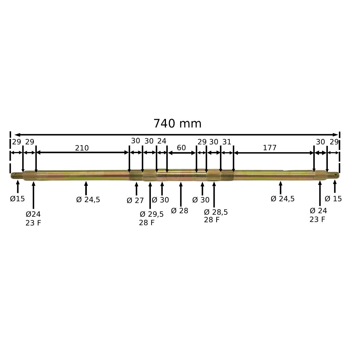 IMG_5874 (3) OŚ NAPĘDOWA TYŁ QUAD ATV 125CC - obrazek 1