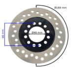 TARCZA HAMULCOWA TYŁ QUAD ATV 125CC 169MM