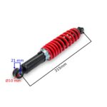 AMORTYZATOR PRZÓD QUAD ATV 125CC CZERWONY 31,5CM