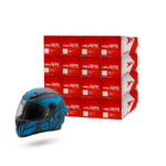 KASKI DZIECIĘCE 506  NIEBIESKIE  MIX ROZ. BOX 16SZT