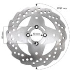 TARCZA HAMULCOWA PRZÓD CROSS 150CC 240MM