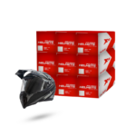 KASKI SENIOR CROSS 128 MIX ROZ BOX 9 SZT CZARNY-SZARY MAT